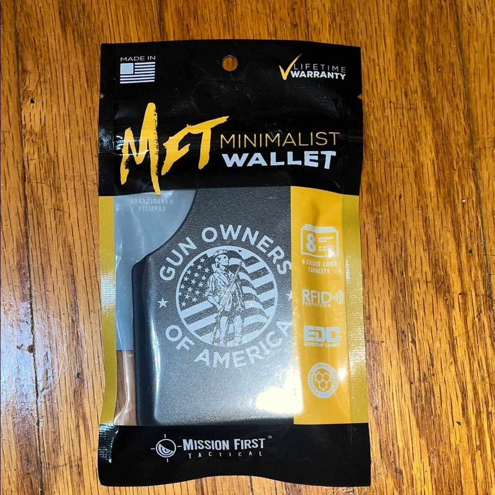 NWT Mission First Tactical RFID Protection Minimalist Wallet